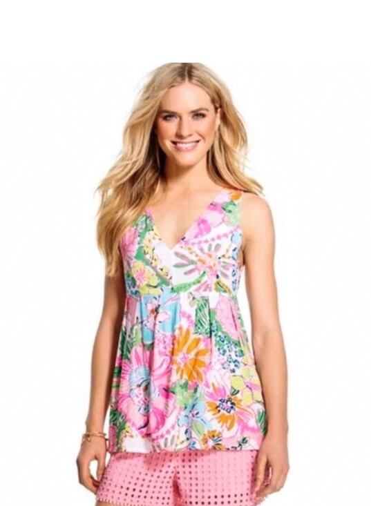 Lilly Pulitzer for Target Tops - Lilly Pulitzer x Target Nosey Posey Top, Size L